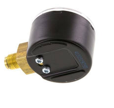 0..40 Bar (0..580 psi) Pressure Gauge Below Steel/Brass 40 mm Class 1.6