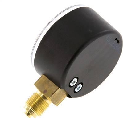 0..40 Bar (0..580 psi) Pressure Gauge Below Plastic/Brass 50 mm Class 2.5