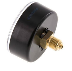 0..40 Bar (0..580 psi) Pressure Gauge Rear Plastic/Brass 63 mm Class 2.5