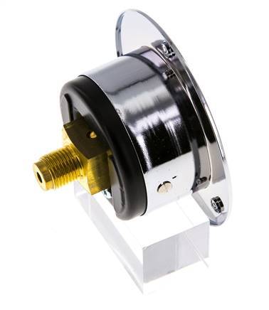 0..4 Bar (0..58 psi) Panel Mount Pressure Gauge Steel/Brass 40 mm Class 2.5 (Front Panel)