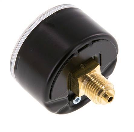 0..4 Bar (0..58 psi) Pressure Gauge Rear Steel/Brass 50 mm Class 1.6