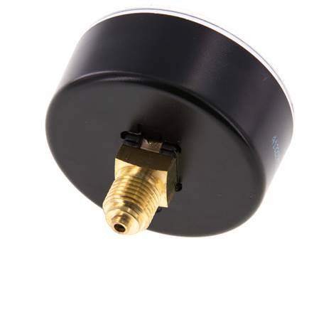 0..4 Bar (0..58 psi) Pressure Gauge Rear Plastic/Brass 63 mm Class 2.5