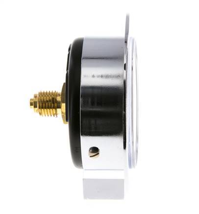 0..60 Bar (0..870 psi) Panel Mount Pressure Gauge Steel/Brass 63 mm Class 2.5 (Front Panel)