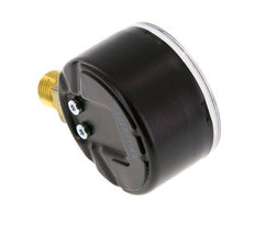0..6 Bar (0..87 psi) Pressure Gauge Below Steel/Brass 50 mm Class 1.6