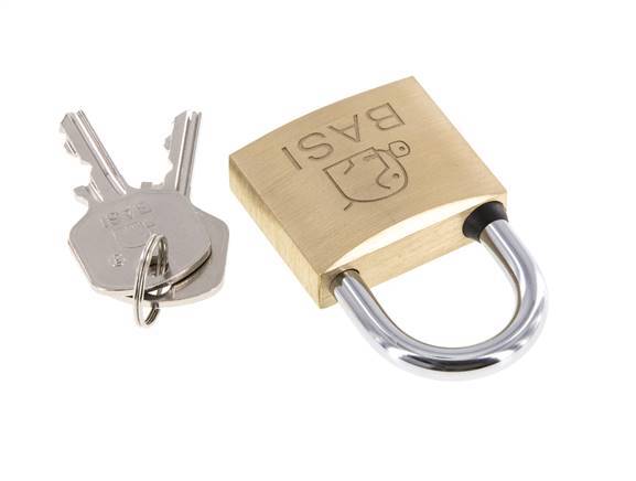 Cylinder padlock 40 Simultaneous Locking with Closure B