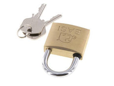Cylinder padlock 40 Simultaneous Locking with Closure B