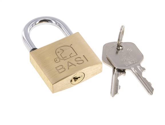 Cylinder padlock 40 Simultaneous Locking with Closure B