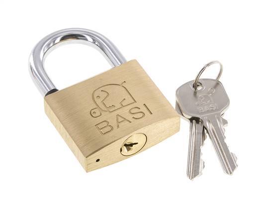 Cylinder padlock 50 Simultaneous Locking with Closure B
