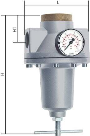 Pressure Regulator G1'' 9500 l/min 0.1-3.0bar/1-44psi Zinc Die-Cast Standard 5