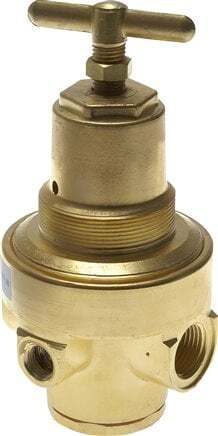 Pressure Regulator G1/2'' 1500 l/min 3.0-50.0bar/44-725psi Brass CO2