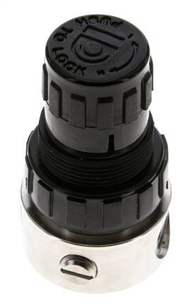 Pressure Regulator G1/4'' 350 l/min 1.0-15.0bar/14-218psi Stainless Steel/POM