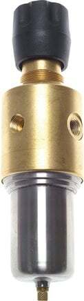 Filter-Regulator G1/4'' 800 l/min 0.2-3.0bar/3-44psi Manual Brass/Stainless Steel