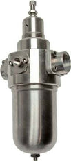 Filter-Regulator G1'' 6000 l/min 0.2-3.0bar/3-44psi Auto Stainless Steel