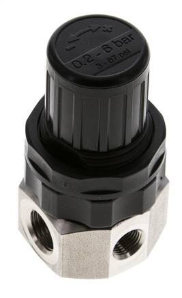 Pressure Regulator G1/4'' 320 l/min 0.5-6.0bar/7-87psi Stainless Steel