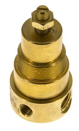 Pressure Regulator G1/4'' 330 l/min 0.5-8.0bar/7-116psi Brass