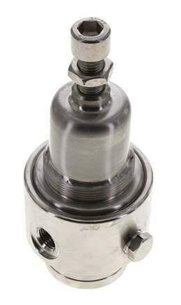 Pressure Regulator G1/4'' 700 l/min 0.1-1.5bar/1-22psi Stainless Steel Gases Liquids