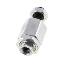 Floating Joint M6 for Cylinder Zinc plated steel