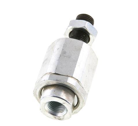 Floating Joint M12 x 1.25 for Cylinder Zinc plated steel