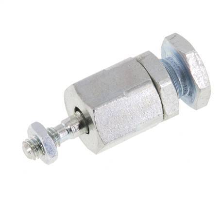 Floating Joint M4 for Cylinder Zinc plated steel