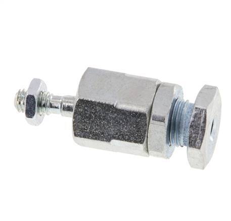 Floating Joint M4 for Cylinder Zinc plated steel