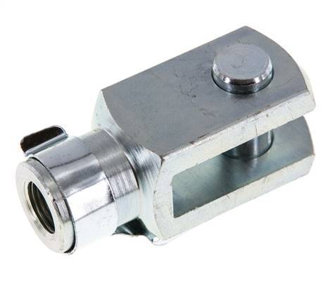 Clevis Rod-end Pin M16 x 1.5 Zinc plated steel