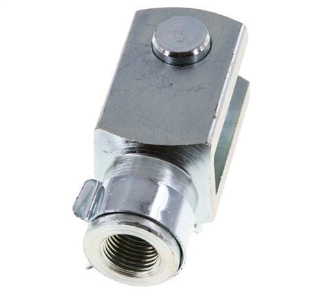 Clevis Rod-end Pin M16 x 1.5 Zinc plated steel