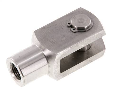 Clevis Rod-end Pin M16 x 1.5 Stainless steel 303 (1.4305)