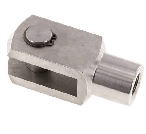 Clevis Rod-end Pin M20 x 1.5 Stainless steel 303 (1.4305)
