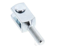 Clevis Rod-end Pin M10 Male Zinc plated steel