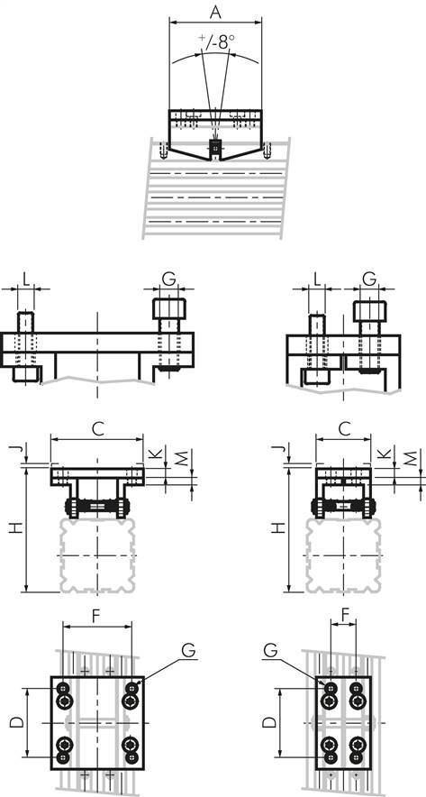 Pendular Bridge 63 mm Rodless narrow