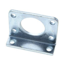 Foot Mount 50 mm Round Zinc plated steel