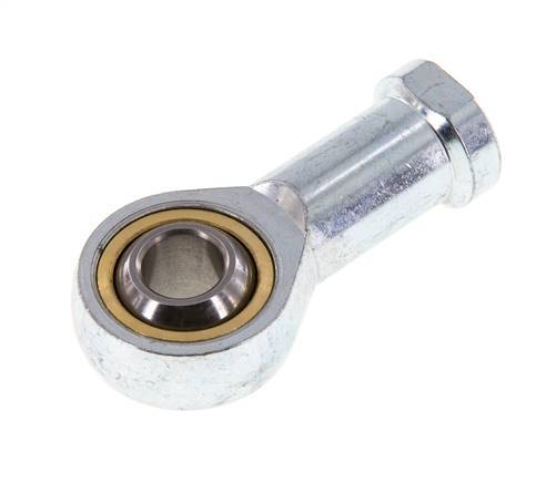 Spherical Rod-end M10 x 1.25 Female Zinc plated steel