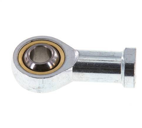 Spherical Rod-end M10 x 1.25 Female Zinc plated steel
