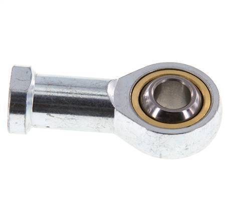 Spherical Rod-end M10 x 1.25 Female Zinc plated steel