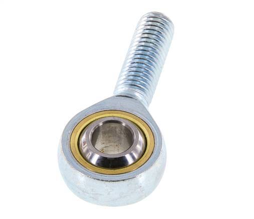 Spherical Rod-end M12 Male Zinc plated steel