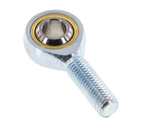 Spherical Rod-end M12 Male Zinc plated steel