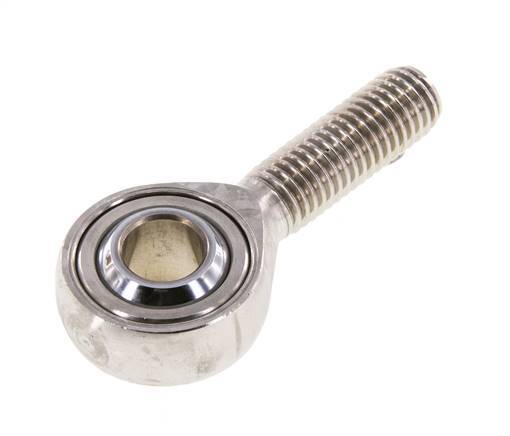 Spherical Rod-end M12 Male Stainless steel 304 (1.4301)
