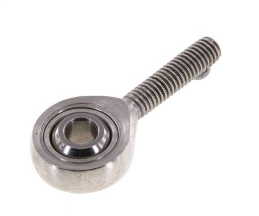 Spherical Rod-end M6 Male Stainless steel 304 (1.4301)
