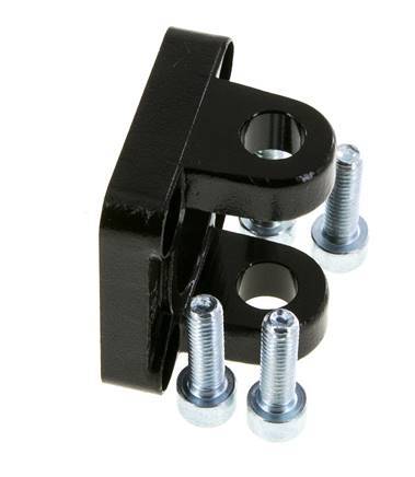 Clevis Female 32 mm ISO 15552 ISO 21287 Burnished steel