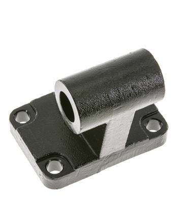 Clevis Male Right-Angled 100 mm ISO 15552 ISO 21287 Burnished steel
