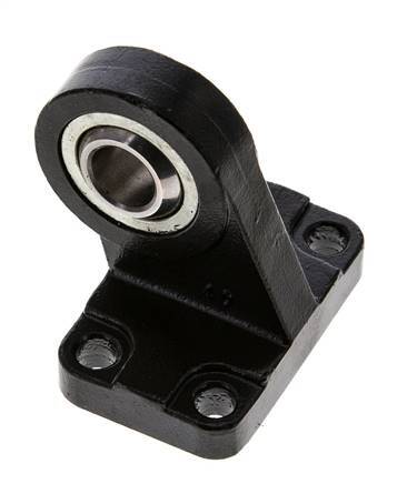 Clevis Spherical Male Right-Angled 40 mm ISO 15552 and 21287 Steel