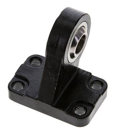 Clevis Spherical Male Right-Angled 40 mm ISO 15552 and 21287 Steel