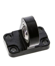Clevis Spherical Male Right-Angled 40 mm ISO 15552 and 21287 Steel