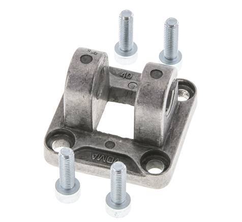 Clevis Female 40 mm ISO 15552 ISO 21287 Aluminium