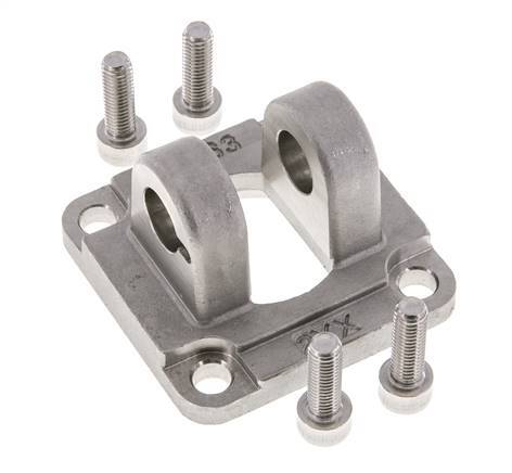 Clevis Female 63 mm ISO 15552 ISO 21287 Stainless steel 316 (1.4401)