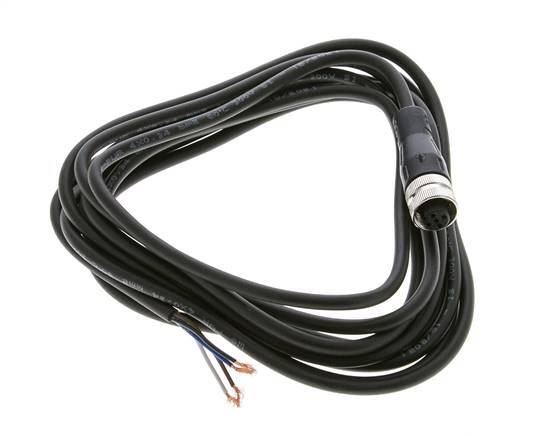 Connection Line Connector M12 3m
