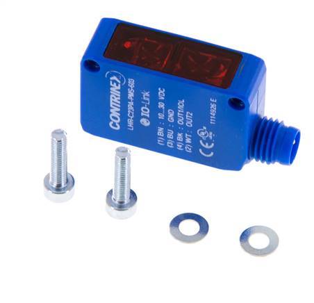 Diffuse-Reflective Photoelectric Sensor with Background Fade-out 10-300 mm M8 4-pin