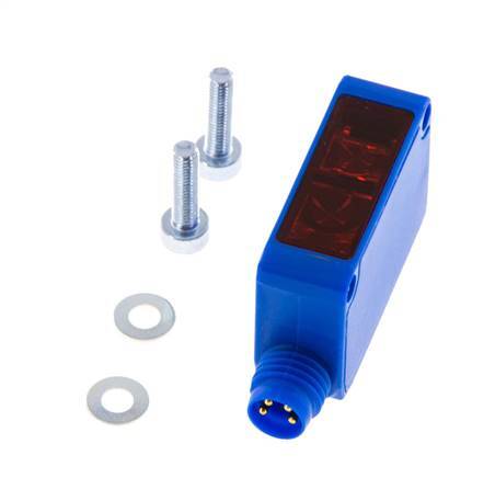 Diffuse-Reflective Photoelectric Sensor with Background Fade-out 10-300 mm M8 4-pin