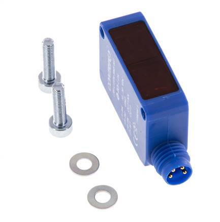 Retroreflective Photoelectric Sensor 20-8000 mm M8 4-pin