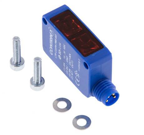 Diffuse-Reflective Photoelectric Sensor 3-1500 mm M8 4-pin